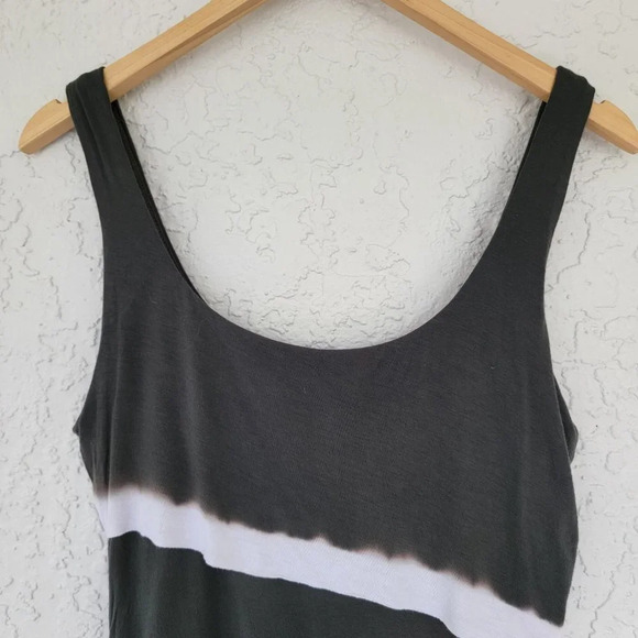 Freiss Original Tank Top Tie Dye Accent Rayon Stretchy Dark Gray Womans S - Picture 7 of 9